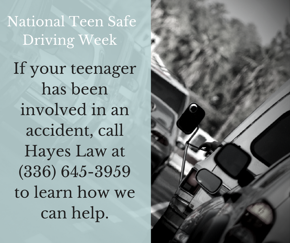 Greensboro Teen Car Accident Lawyers | Teen Safe Driving Week